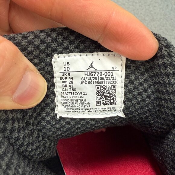 Jordan 10 Mens 10 Shoes Grey Black Shadow Nike Air Retro OG 2025 Sneakers - Picture 9 of 9